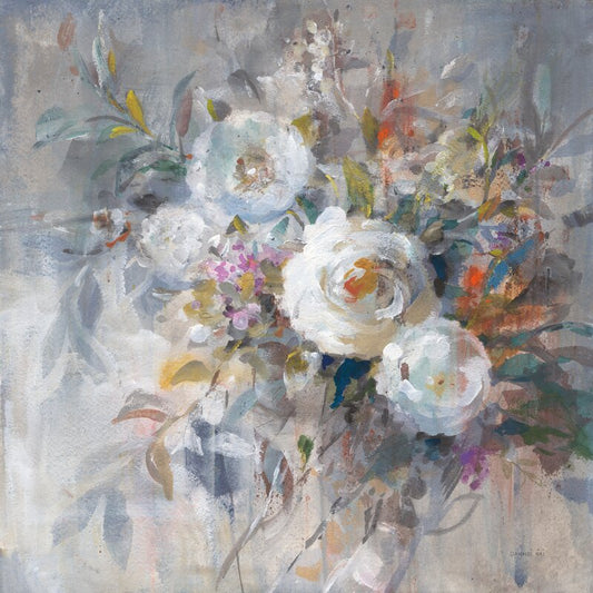 Stunning Floral Oil Painting: Autumn Blossoms