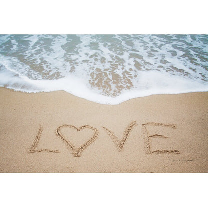 Serene Beach Love Oil Painting