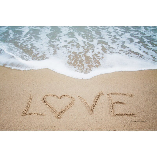 Serene Beach Love Oil Painting