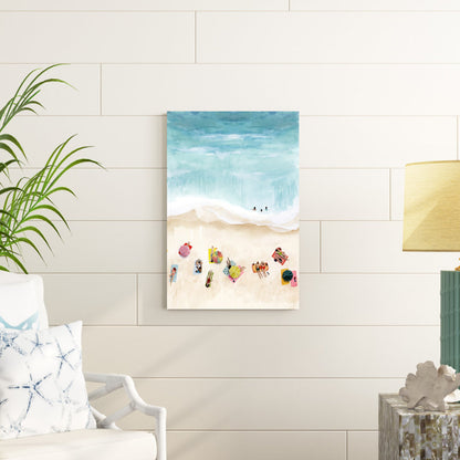 Vibrant Beach Scene Painting