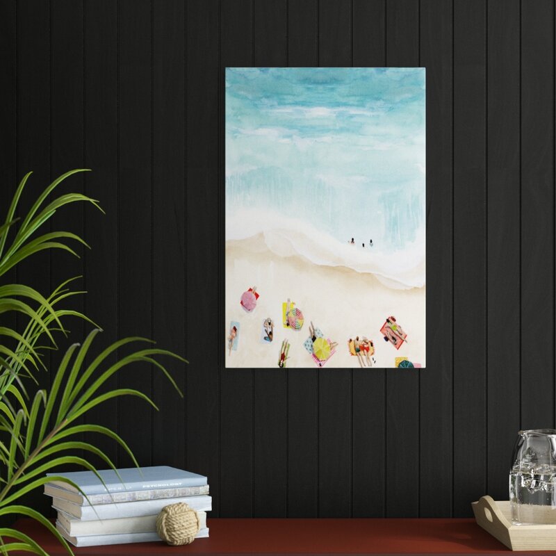 Vibrant Beach Scene Painting