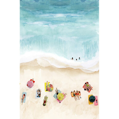 Vibrant Beach Scene Painting
