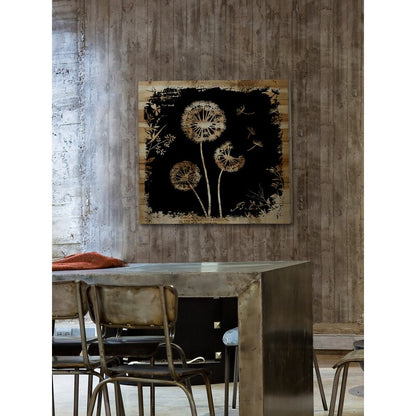 Enchanting Dandelion Dreams - Beautiful Floral Oil Painting Art