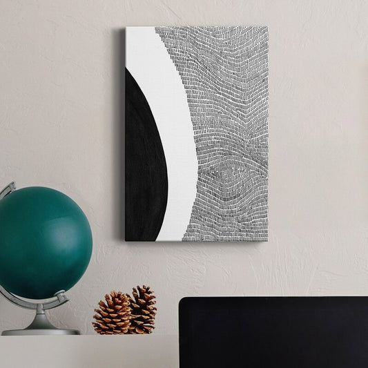 Stylish Black and White Abstract Art for Modern Home Decor