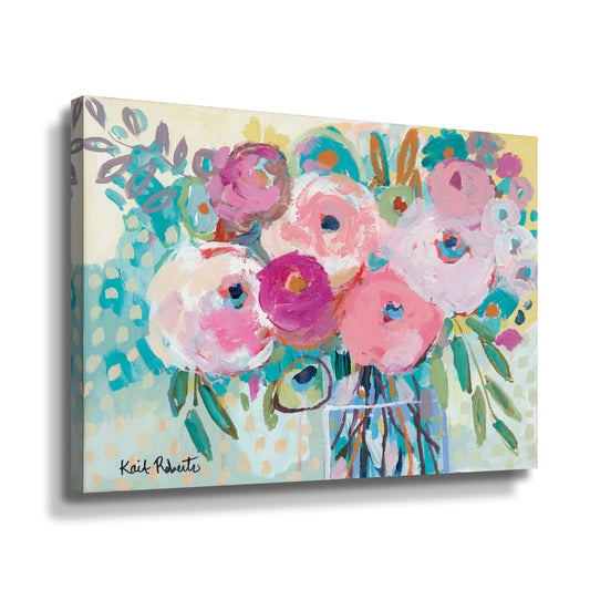 Vibrant Floral Bouquet Oil Painting for Brightening Your Space