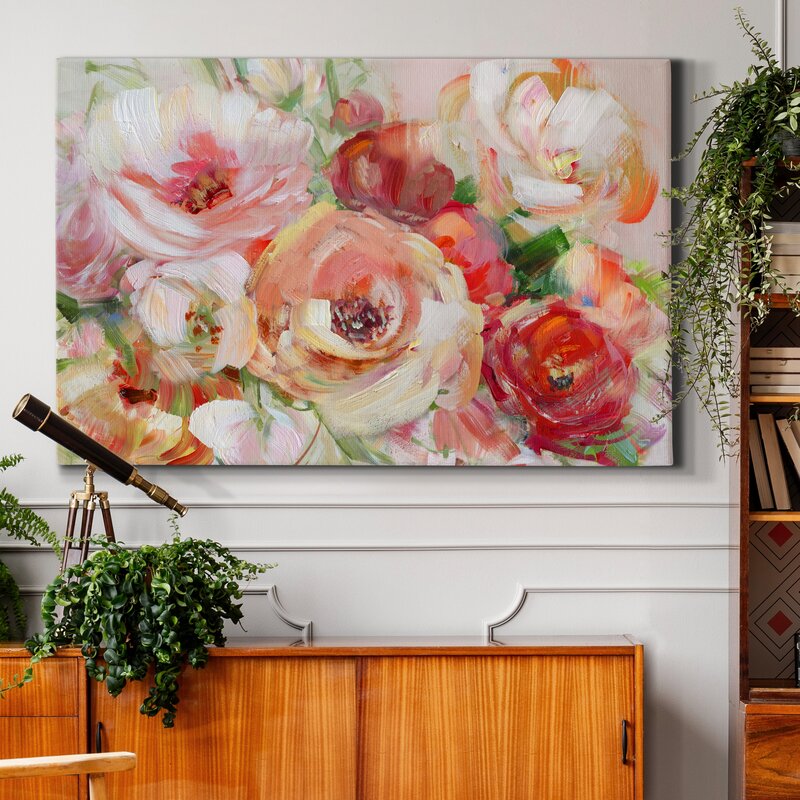Vibrant Floral Harmony: Blooms of Passion and Colorful Splendor
