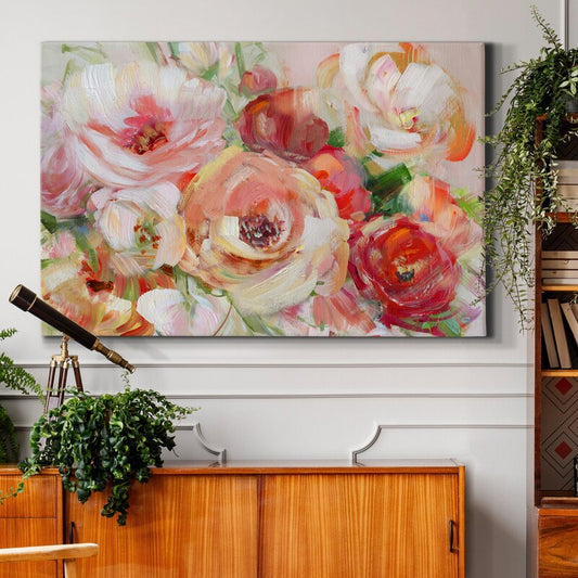 Vibrant Floral Harmony: Blooms of Passion and Colorful Splendor