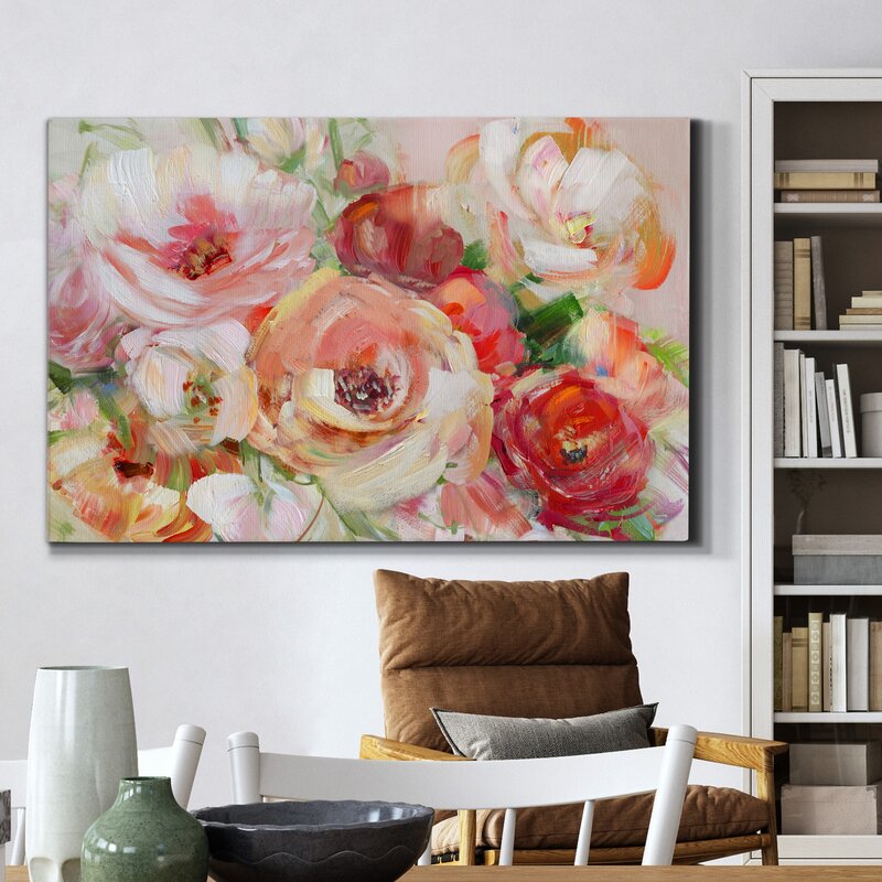 Vibrant Floral Harmony: Blooms of Passion and Colorful Splendor