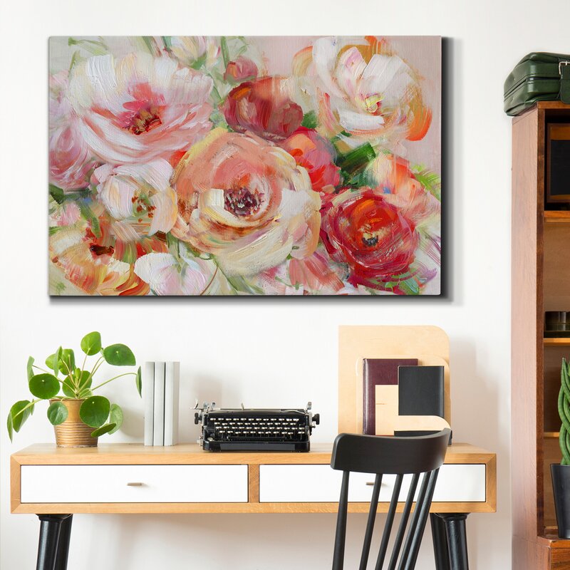 Vibrant Floral Harmony: Blooms of Passion and Colorful Splendor