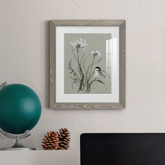 Charming Bird and Floral Oil Painting for Elegant Home Decor