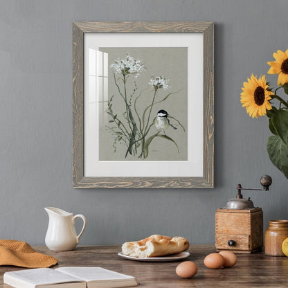 Charming Bird and Floral Oil Painting for Elegant Home Decor