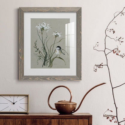 Charming Bird and Floral Oil Painting for Elegant Home Decor