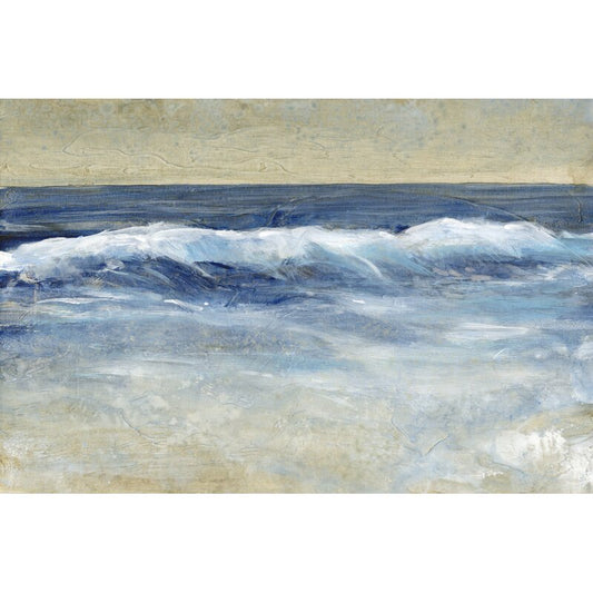 Coastal Serenity: Ocean Wave Oil Painting