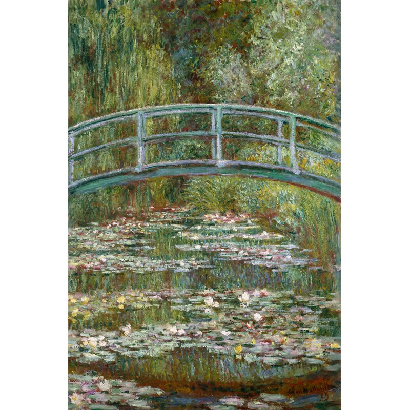 Monet’s Serene Bridge Over Water Lilies - Classic Oil Painting Print