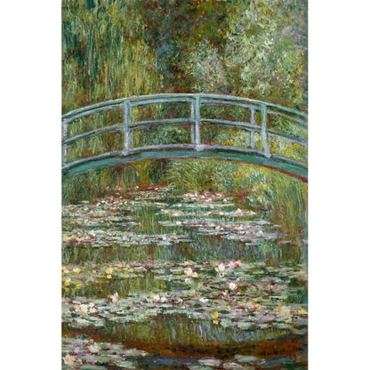 Monet’s Serene Bridge Over Water Lilies - Classic Oil Painting Print