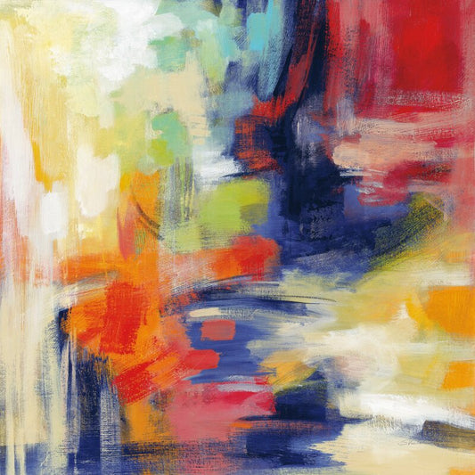 Vibrant Abstract Oil Painting Inspired