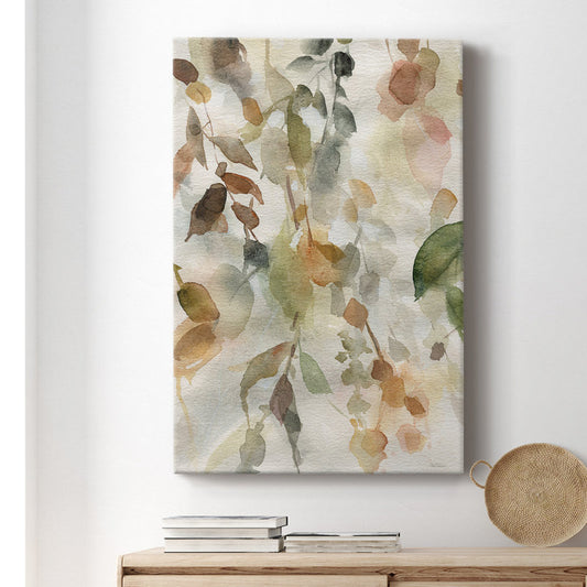 Serene Abstract Nature Oil Painting for Tranquil Home Decor