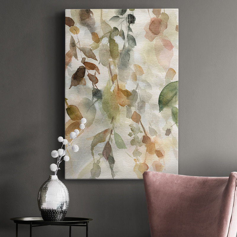 Serene Abstract Nature Oil Painting for Tranquil Home Decor