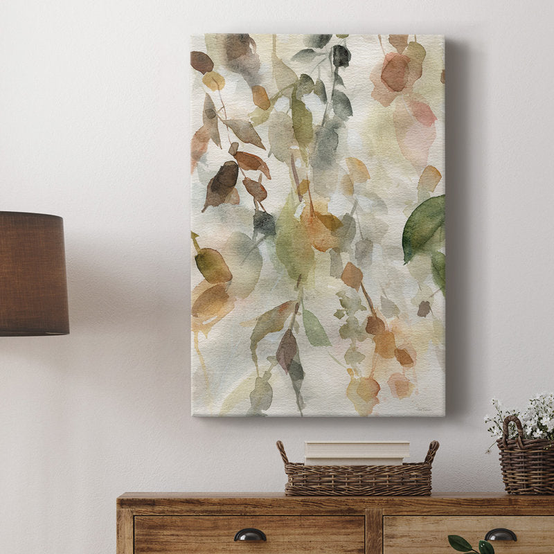 Serene Abstract Nature Oil Painting for Tranquil Home Decor