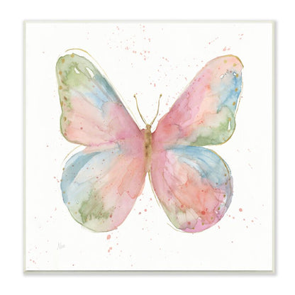 Colorful Butterfly Abstract Watercolor Art for Kids' Rooms