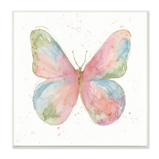 Colorful Butterfly Abstract Watercolor Art for Kids' Rooms