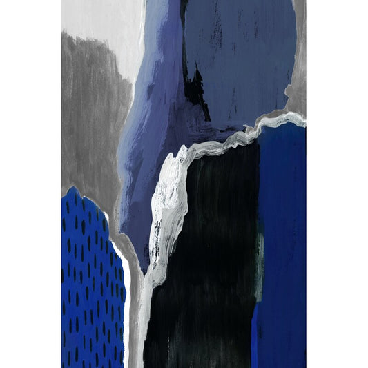 Cobalt Abstract Oil Painting | Modern Art for Contemporary Home Decor