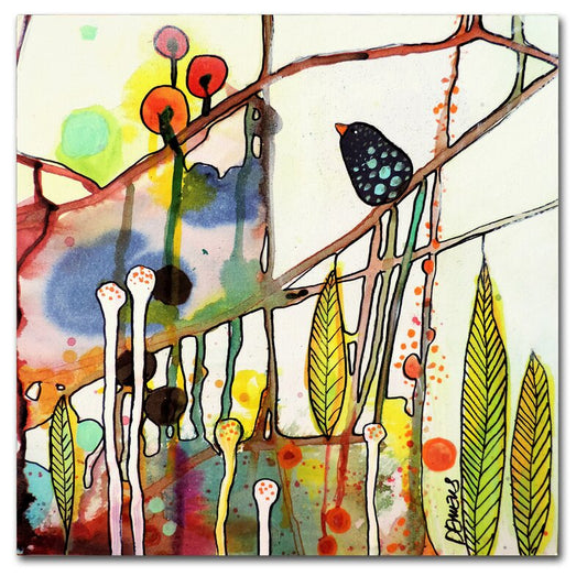 Vibrant Abstract Landscape Oil Painting