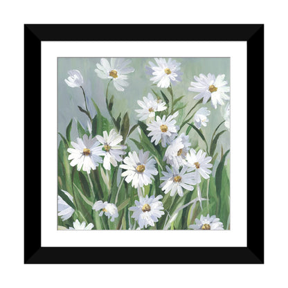 Beautiful Daisy Flower Oil Painting