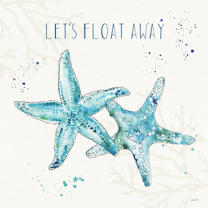 Tranquil Starfish Ocean Art Print for Coastal Home Decor