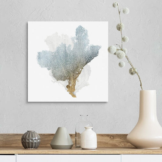 Elegant Coral Abstract Oil Painting for Modern Home Decor