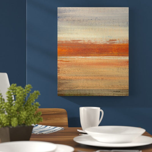 Serene Abstract Landscape Oil Painting