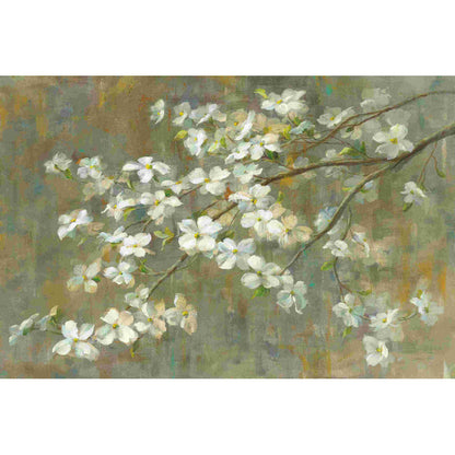 Springtime Dogwood Blossoms - Beautiful Floral Oil Painting