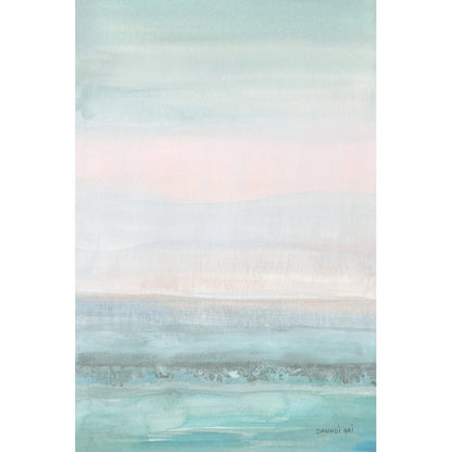 Serene Coastal Breeze Oil Painting Print for Tranquil Home Decor