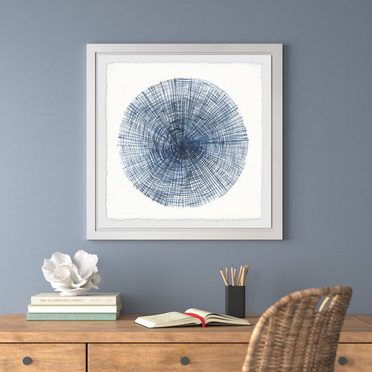 Abstract Tree Ring Art - Modern Oil Painting for Home Decor
