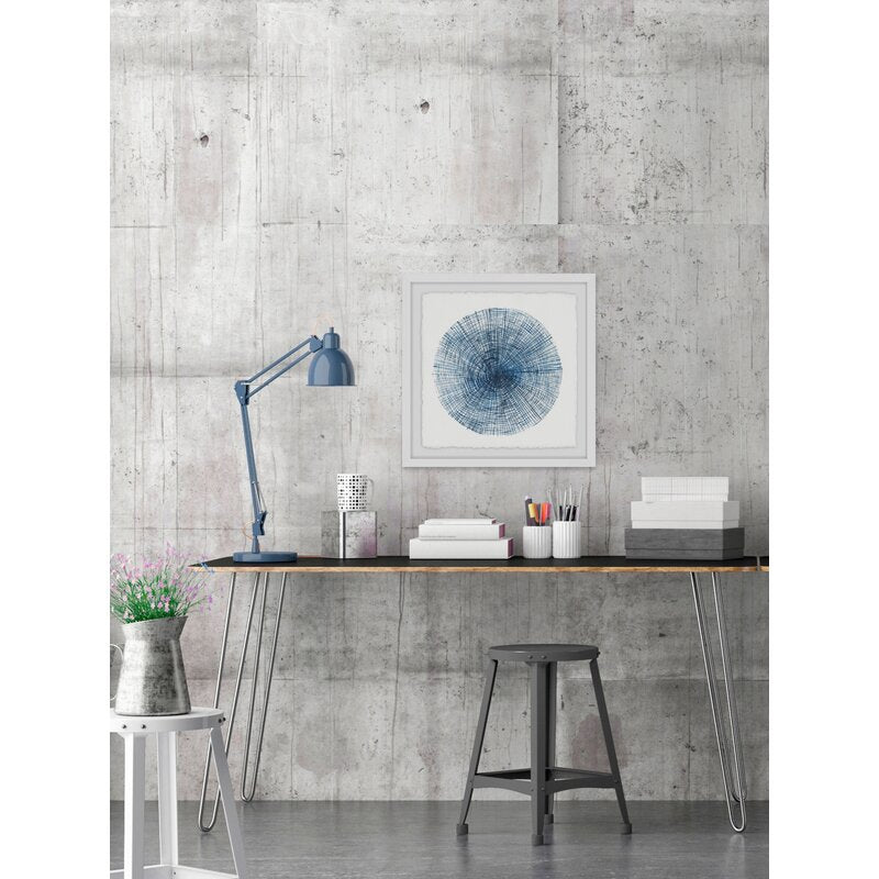 Abstract Tree Ring Art - Modern Oil Painting for Home Decor
