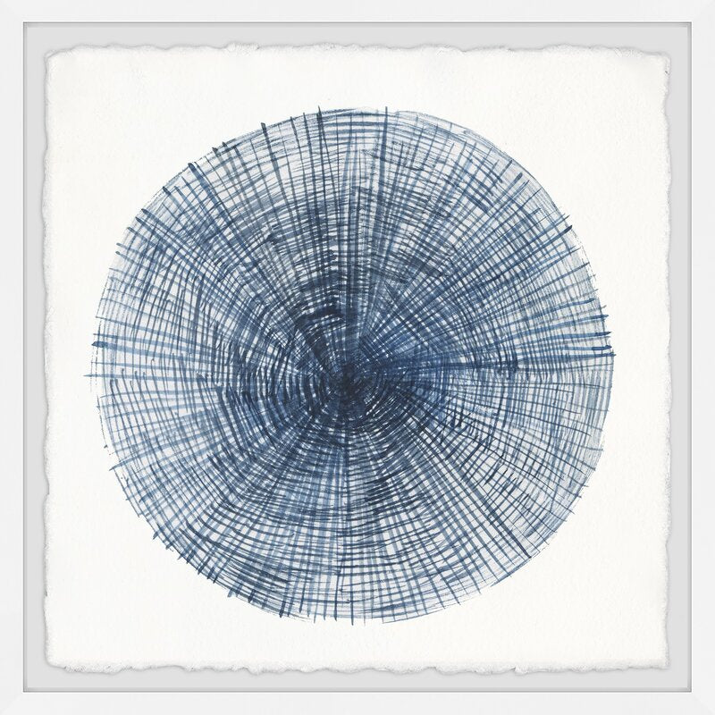 Abstract Tree Ring Art - Modern Oil Painting for Home Decor