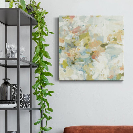Elegant Floral Abstract Oil Painting for Modern Home Decor