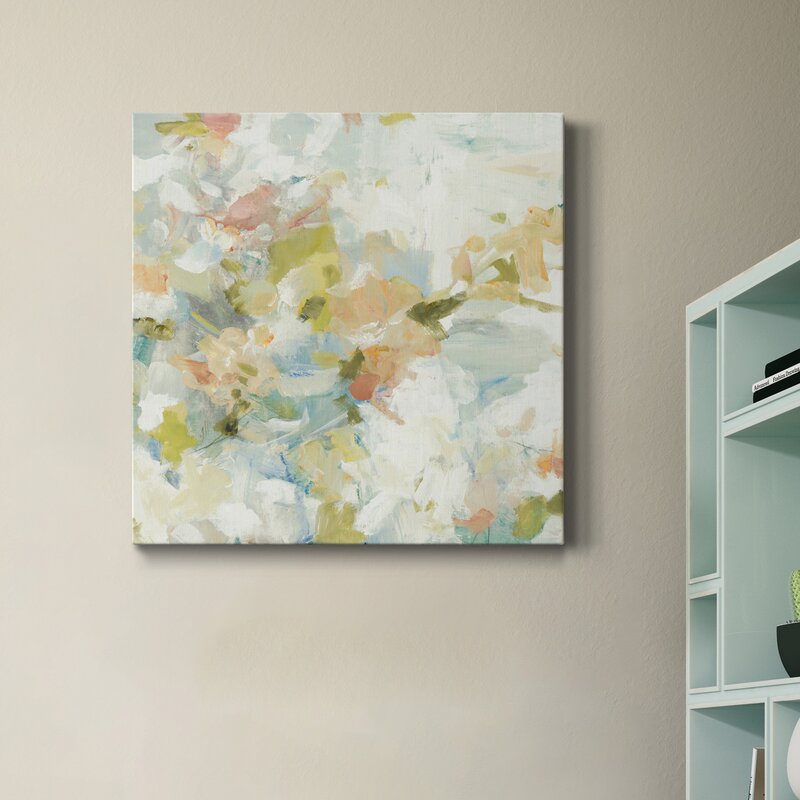 Elegant Floral Abstract Oil Painting for Modern Home Decor