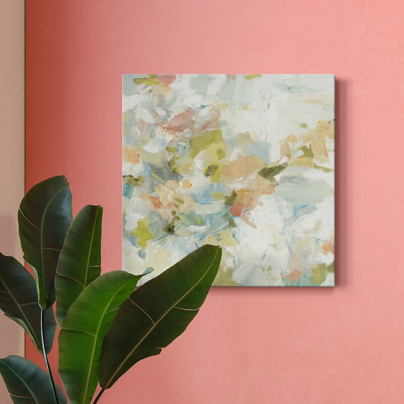 Elegant Floral Abstract Oil Painting for Modern Home Decor