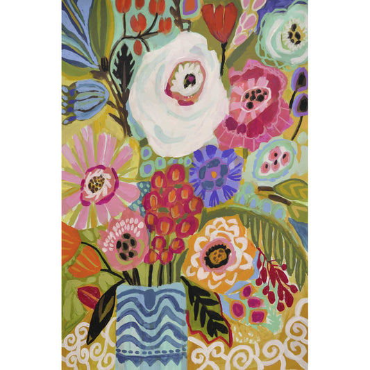 Vibrant Floral Arrangement in Vase