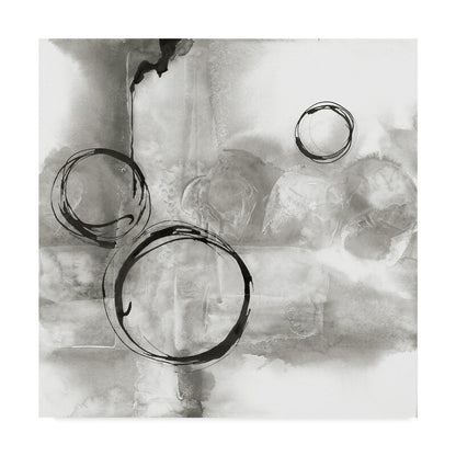 Contemporary Gray Abstract Oil Painting