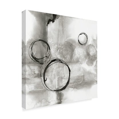 Contemporary Gray Abstract Oil Painting
