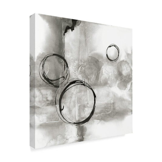 Contemporary Gray Abstract Oil Painting
