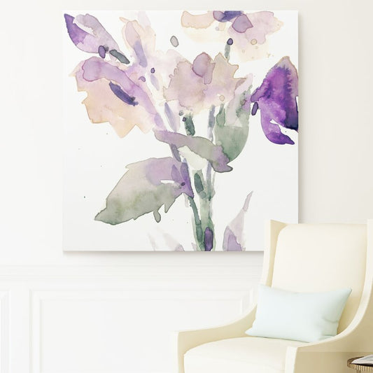 Delicate Floral Watercolor Artwork for Elegant Home Decor