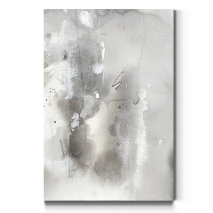 Abstract Grey Landscape Oil Painting for Modern Home Decor