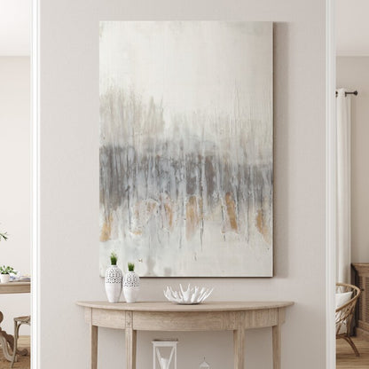 Serene Abstract Oil Painting for Modern Home Decor and Elegant Interiors
