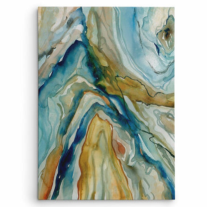 Abstract Geo Formation Oil Painting