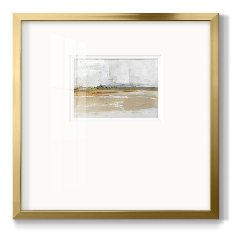 Tranquil Landscape Oil Painting Capturing the Essence of Golden Hour Warmth
