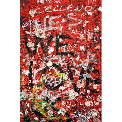 Vibrant Graffiti Wall Art – Modern Oil Painting for Unique Home Decor