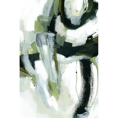 Abstract Green Onyx Oil Painting